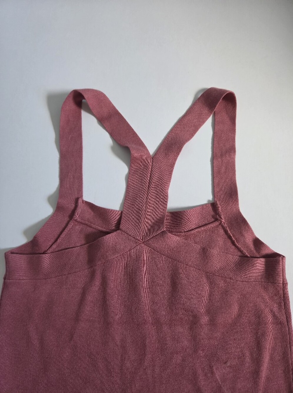 Anthopologie pink mauve soft knit tank top size M - Picture 6 of 6